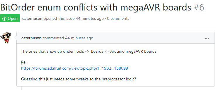 Screenshot_2019-10-31%20BitOrder%20enum%20conflicts%20with%20megaAVR%20boards%20%C2%B7%20Issue%20%236%20%C2%B7%20adafruit%20Adafruit_BusIO(1)