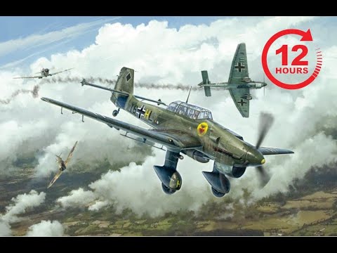 12 HOUR LONG Junkers Ju 87 Stuka Dive Bomber Siren SOUND relaxation, white noise, “Jericho Trumpet"