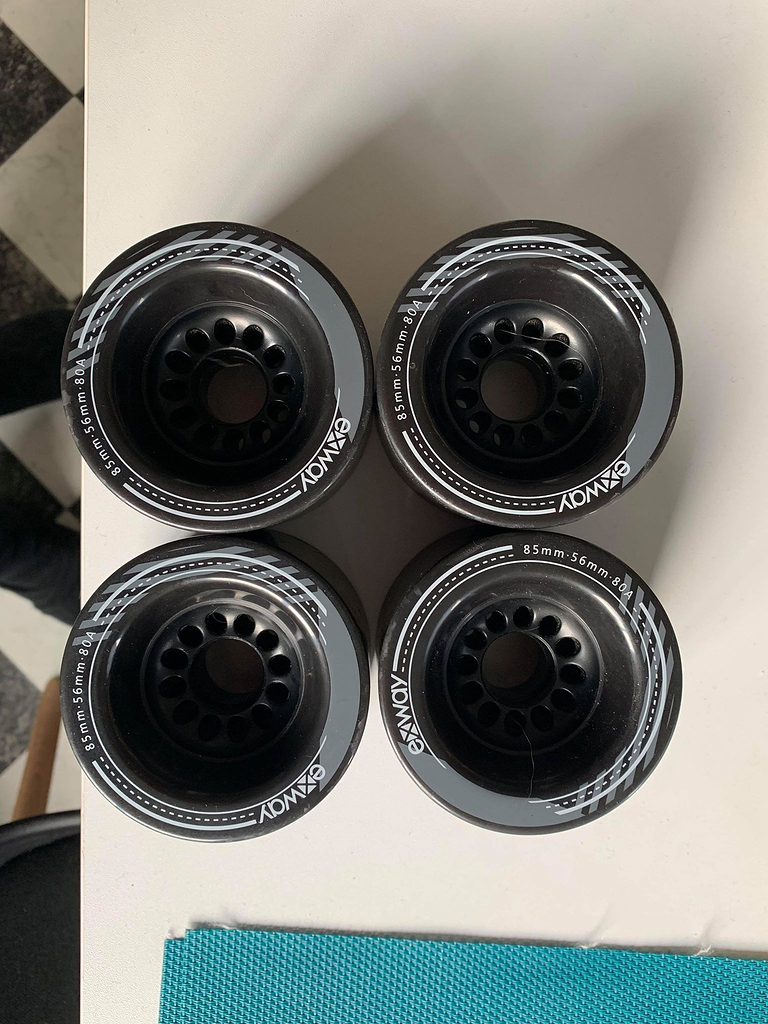 [WTS] Exway 85 80A Wheels (EU/DK) Used Parts for Sale esk8.news