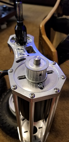 repacement shaft mounted with pulley