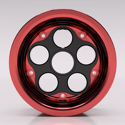 RX Rally black red front