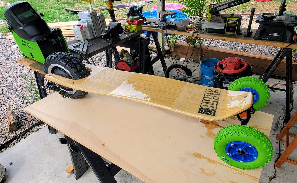 【AAKE】SKATE OVER MTM 3SK8esk8 MTN build begins: A 16s Battle Axe? - esk8.news
