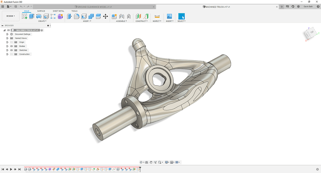 Custom Generative Designed Truck Project - Esk8 Mechanics - esk8