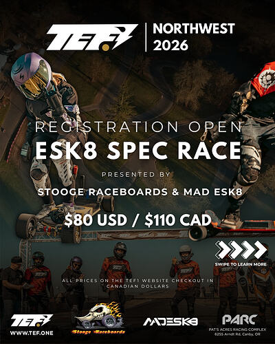 TEF1 - Northwest - STOOGE SPEC RACE Announcement 1