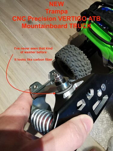 new CNC Precision VERTIGO ATB Mountainboard TRUCK