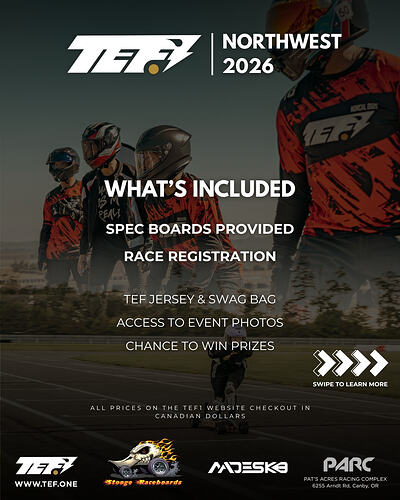 TEF1 - Northwest - STOOGE SPEC RACE Announcement 4