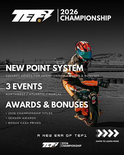 TEF1 2026 Championship points announcement 1