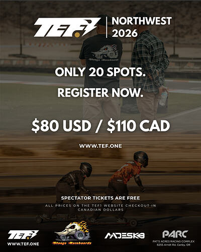 TEF1 - Northwest - STOOGE SPEC RACE Announcement 5
