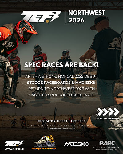 TEF1 - Northwest - STOOGE SPEC RACE Announcement 2