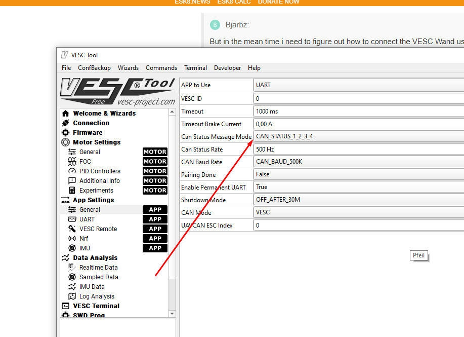 One Motor Not Spinning After Successful Motor Setup esk8.news DIY