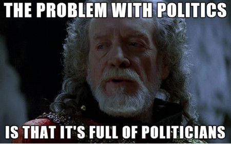 Funny-Political-Meme-The-Problem-With-Politics-Is-That-Its-Full-Of-Politicians-Picture