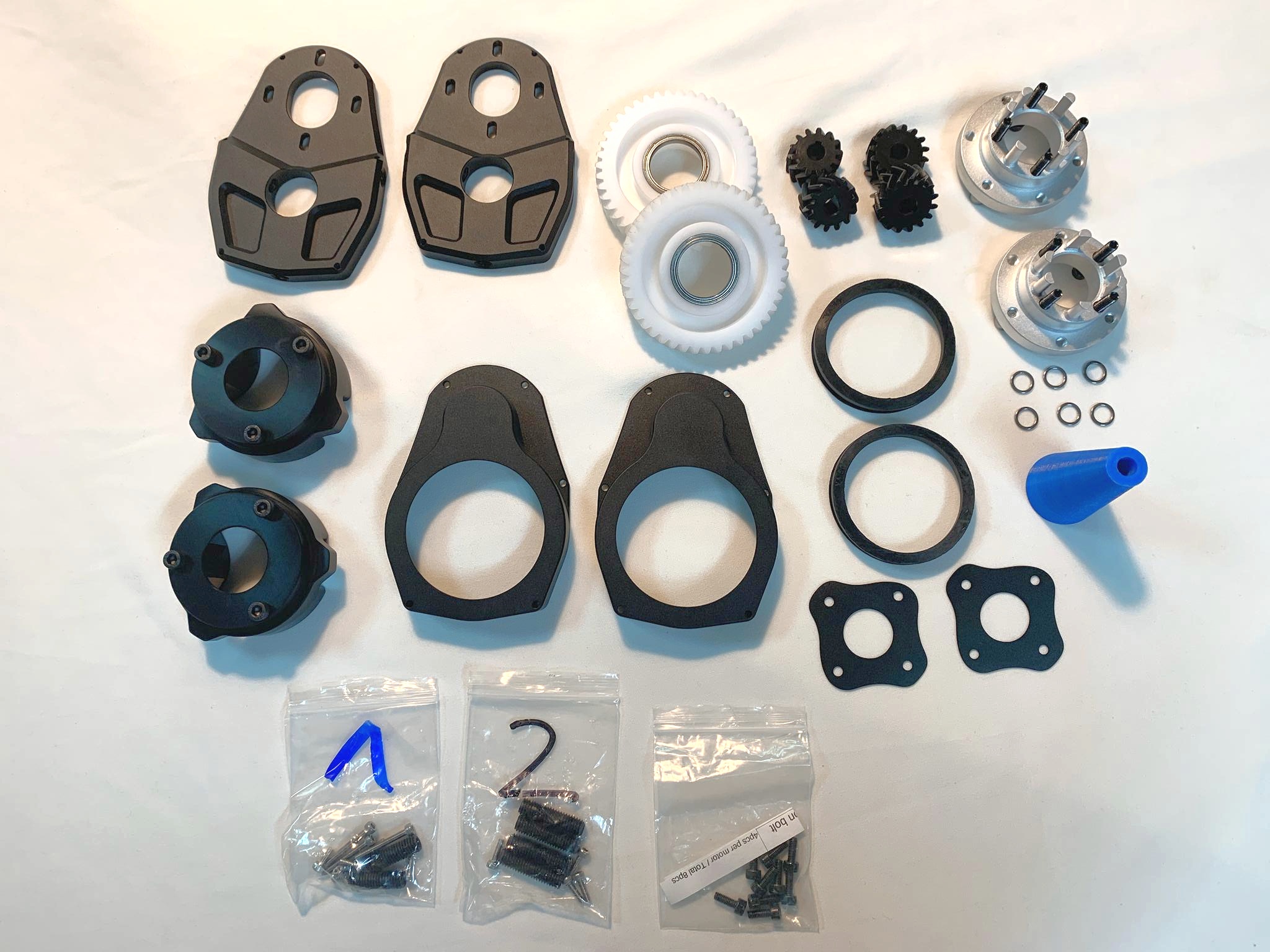 Herringbone Gears Avio MK2 Gear Drive 373 by avX Esk8 Parts Market